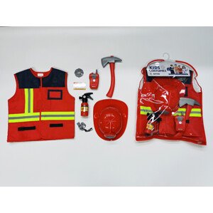 Mamido Mamido Hasičský dětský kostým s vestou a helmou MT1333