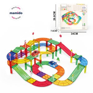 Mamido Mamido Magnetická stavebnice 110 dílů Závodní dráha MT1498