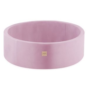 PLUSH NEST PLUSH NEST Suchý bazén kulatý Samet Ø 90 × 30 cm (růžový)