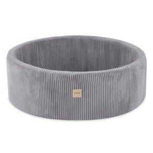PLUSH NEST PLUSH NEST Suchý bazén kulatý Manšestr (šedý) Ø 90 × 30 cm