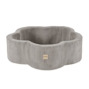 PLUSH NEST PLUSH NEST Suchý bazén Květinová zóna 95 × 30 cm Prémiový béžový manšestr