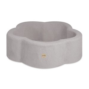 PLUSH NEST PLUSH NEST Suchý bazén Květinová zóna Beránek (šedý) 95 × 30 cm