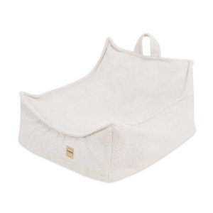 PLUSH NEST PLUSH NEST Dětské čtvercové křesílko Puffy Beránek 77 × 67 × 50 cm krémové