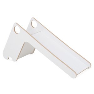 PLUSH NEST PLUSH NEST Dřevěná dětská skluzavka bílá (kolekce Wooden Play)