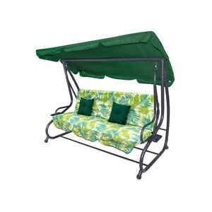 mamido Zahradní houpačka 2v1 zelená s motivem palem