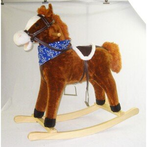 mamido Houpací kůň se zvukovými efekty hnědý