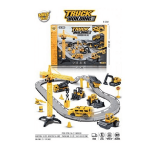 mamido Autodráha staveniště s autíčky a jeřábem