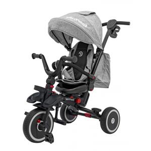 mamido Dětská tříkolka RIDER se stříškou šedá