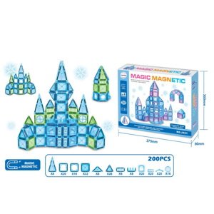 Mamido Mamido Magnetická stavebnice Magic frozen 200 dílů