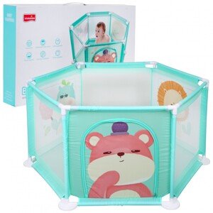 mamido Ohrádka pro batolata modrá POŠKOZENÝ OBAL