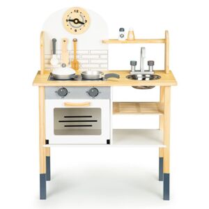 Ecotoys Ecotoys Velká dětská dřevěná kuchyňka POŠKOZENO