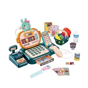Mamido Mamido Dětská pokladna s příslušenstvím 22 dílů BEZ ZADNÍ KRYTKY BATERIÍ