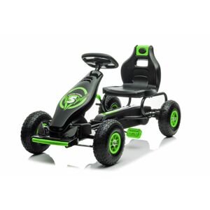mamido Dětská šlapací motokára G18 zelená