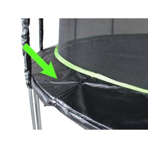 mamido Ochranný pružinový kryt k trampolínám 244 cm