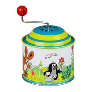 LENA Hrající skříňka mlýnek Krtek kov 8cm