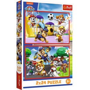 Trefl Puzzle 2x24 Paw Patrol: Psí den plný zábavy