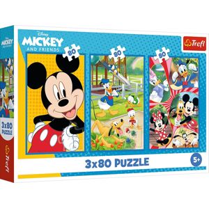 Trefl Puzzle 3x80 Mickey Mouse