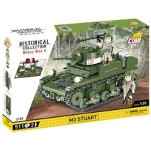 Cobi 3129 II World War M3 Stuart, 1:35