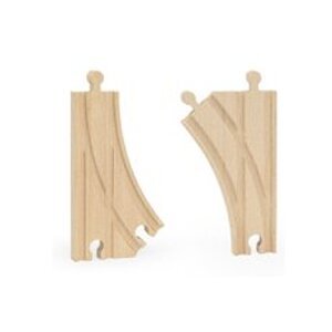 Viga Dřevěné koleje dlouhá výhybka 2 kusy