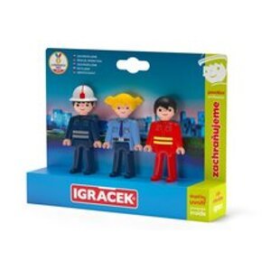 Efko Igráček Trio Zachraňujeme - Hasič, Policista a Záchranář
