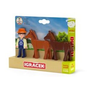 Efko Igráček Trio Farma - Farmář a dva koně