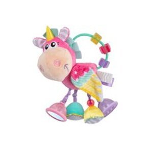 Playgro - Chrastítko jednorožec růžový