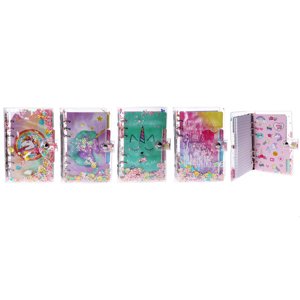 Notes 13x19,5, 80 listů jednorožec, flitry