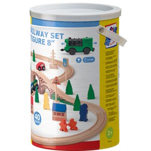 Vláčkodráha osmička s elektrickou mašinou