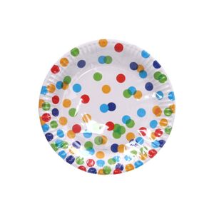 Párty tácky TEČKY 23 cm, 6 ks