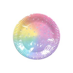 Párty tácky PASTEL 23 cm, 6 ks