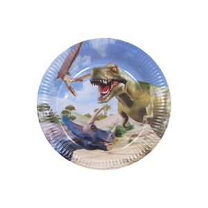 Párty tácky DINO 23 cm, 6 ks