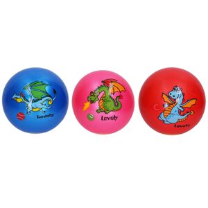 Míč gumový nenafouknutý drak 22 cm