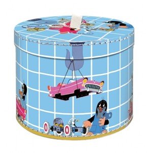 Krabice kulatá Krtek 25 cm