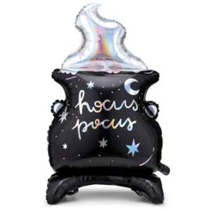 Halloween Happy party – balónek fóliový Kotlík 48 x 80 cm