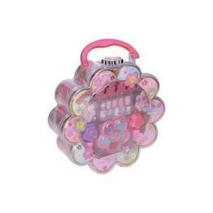 Kufřík s kosmetikou - kytička 20cm