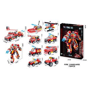 Stavebnice autorobot 19 cm