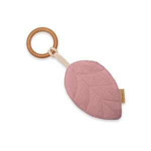 Kousátko s listy New Baby Leaf pink