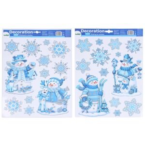 Dekorace okenní 41x29 cm VÁNOCE