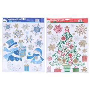 Dekorace okenní 41x29 cm VÁNOCE