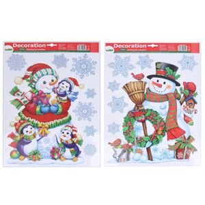 Dekorace okenní 41x29 cm VÁNOCE