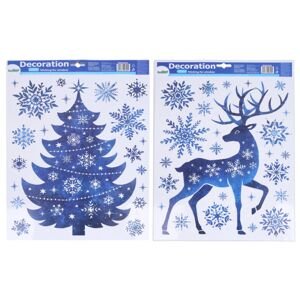 Dekorace okenní 41x29 cm VÁNOCE