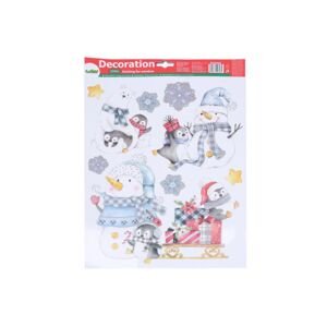 Dekorace okenní 41x29 cm VÁNOCE