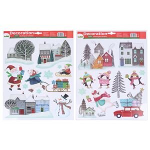 Dekorace okenní 41x29 cm VÁNOCE