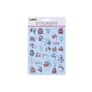 Nálepky POP UP 25x14,5 cm VÁNOCE