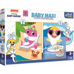 Trefl Puzzle Baby MAXI 2x10 - Žralokův šťastný den