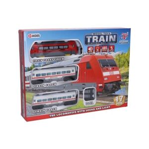 Vlak s efekty set, trať 88 cm, mašinka 18 cm - II. jakost