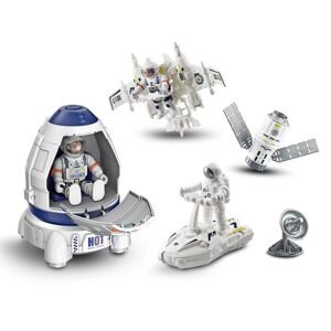 Vesmírný set s 2 figurkami 8 cm a raketou 21cm - II. jakost