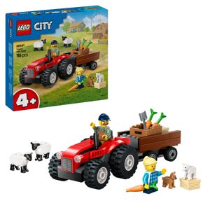 LEGO® City 60461 Červený traktor s přívěsem a ovcemi