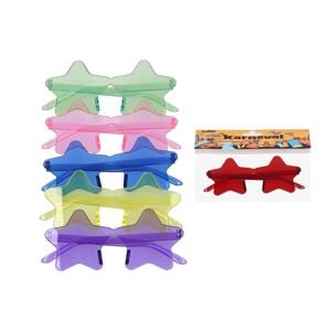 Set karneval - brýle plastové hvězdy