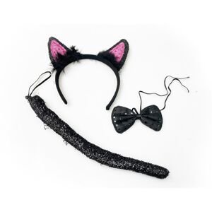 Set karneval - kočka černá